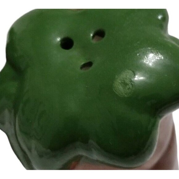 3 pcs Palm Trees Salt Pepper Shaker Toothpick Holder Tropical Beach Vintage -SEE - Picture 5 of 6